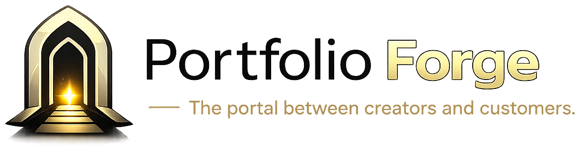 Portfolio Forge — The portal between creators and customers